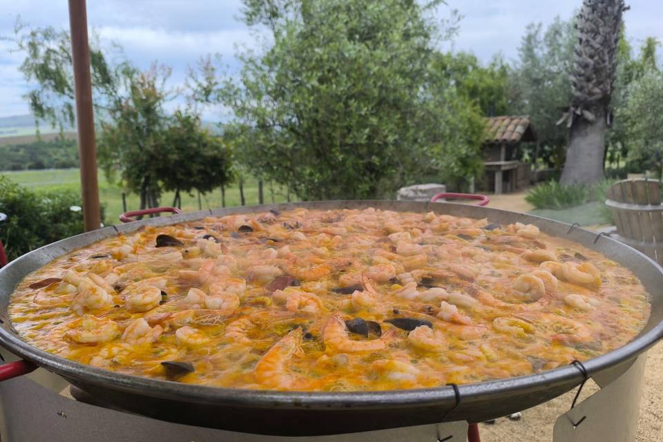 Arroz mariscos