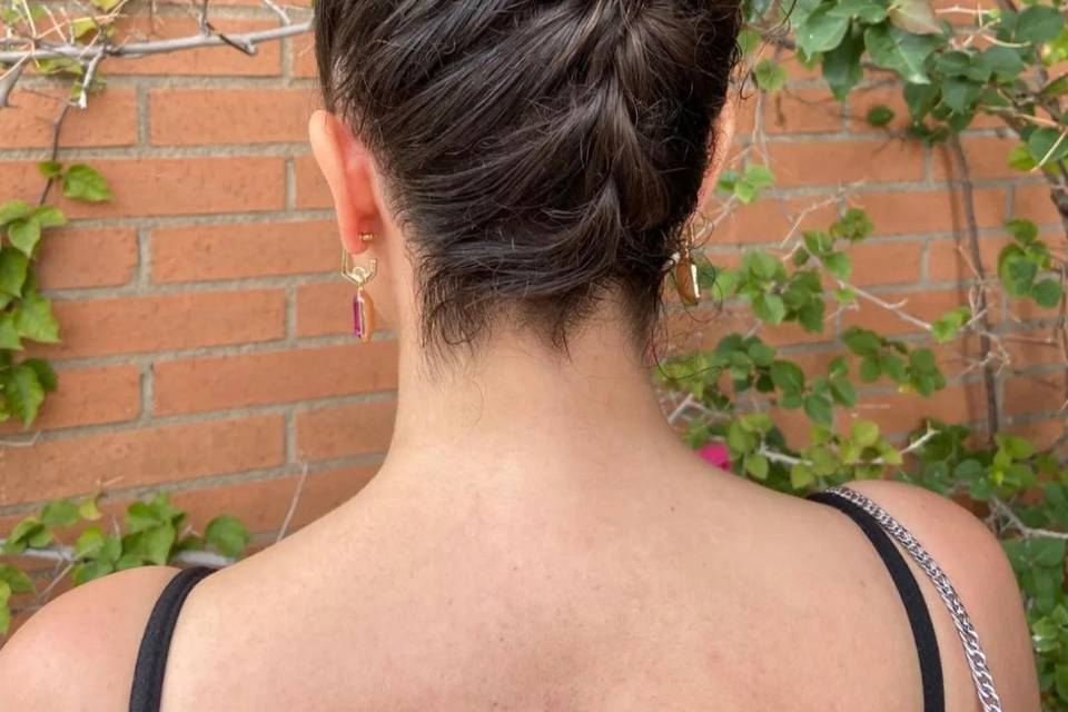 Recogido curly