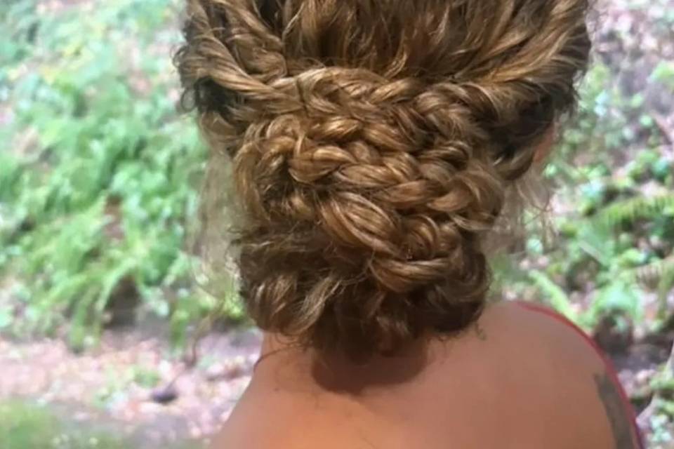 Recogido curly