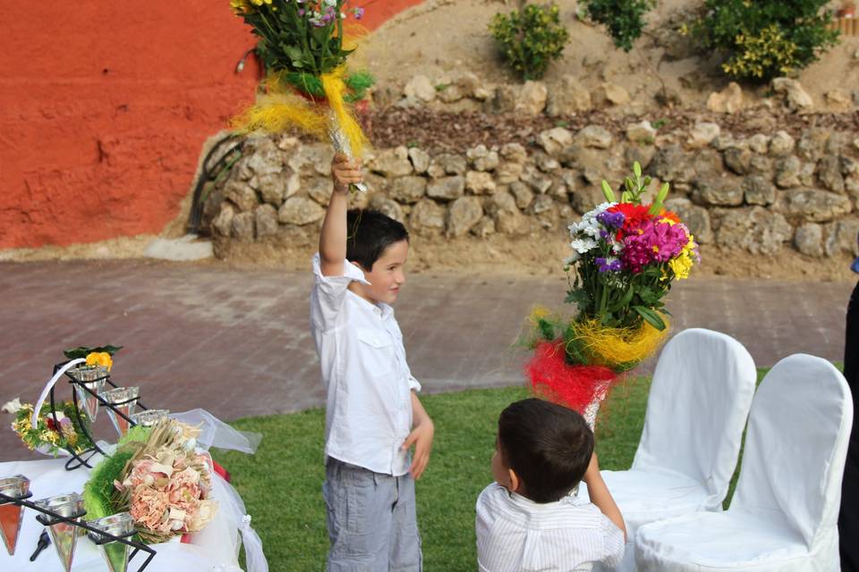 Ceremonia en el jardín