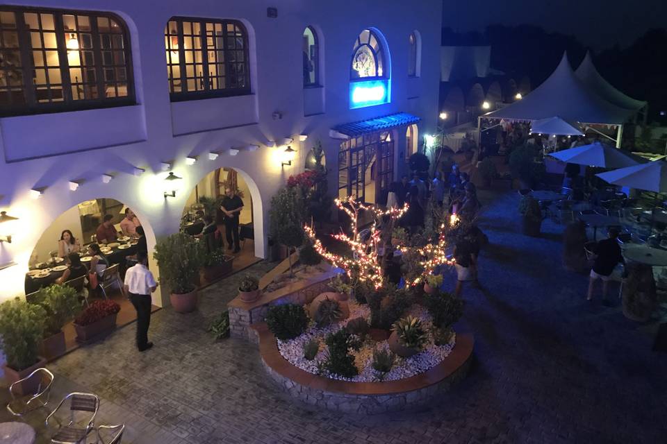 Terraza de noche