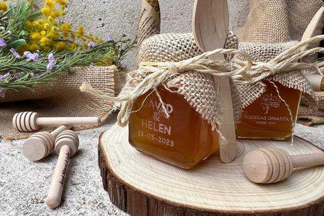 Miel cristal personalizado