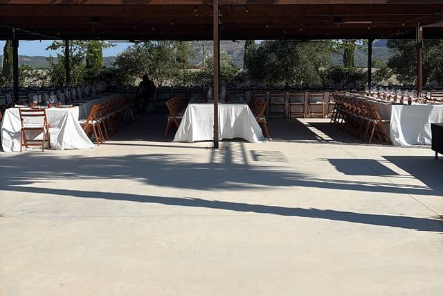 Baile en la zona de la pérgola