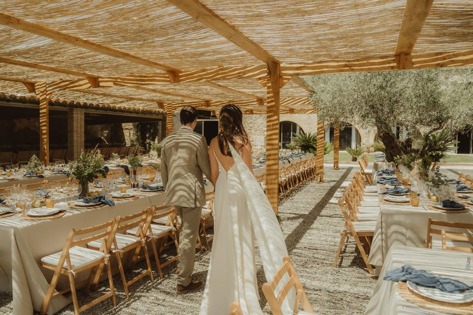 Pérgola del banquete
