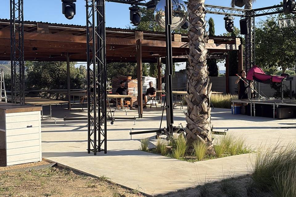 Baile al aire libre