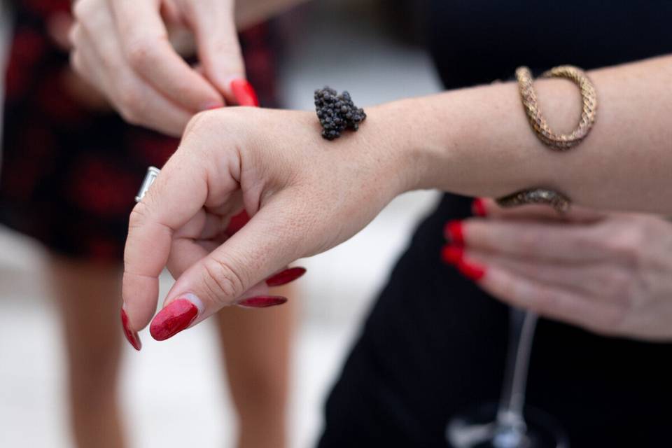 Caviar tasting