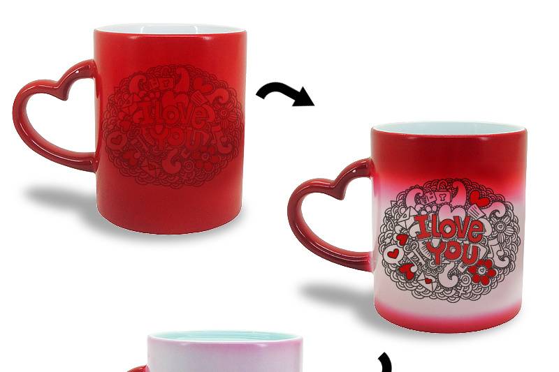 Taza roja mágica