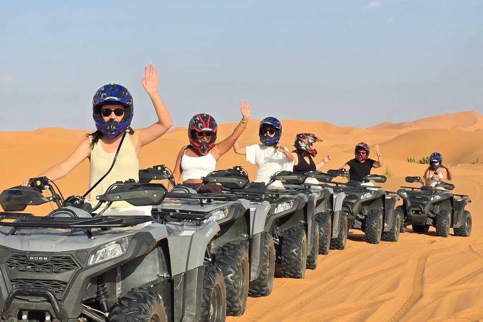Aventura en quad por el Desier