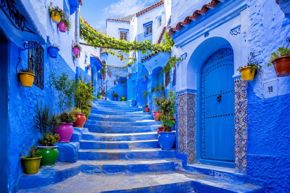 Calles azules de Chefchaouen