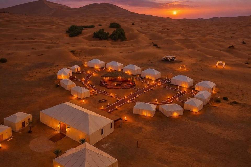 Cena privada en el Desierto de