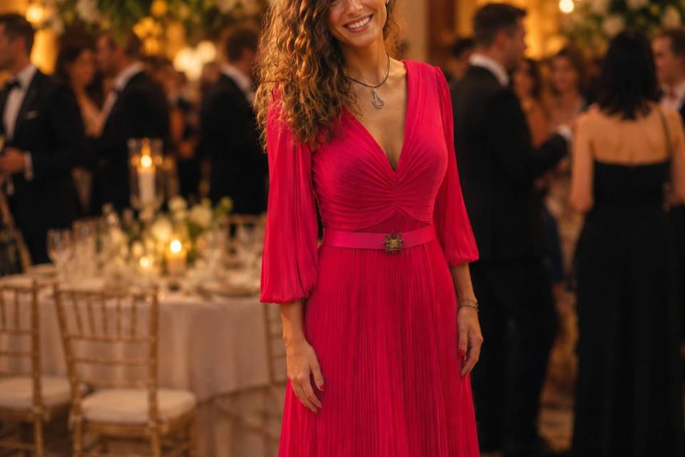 Vestido tablas Carla Ruiz