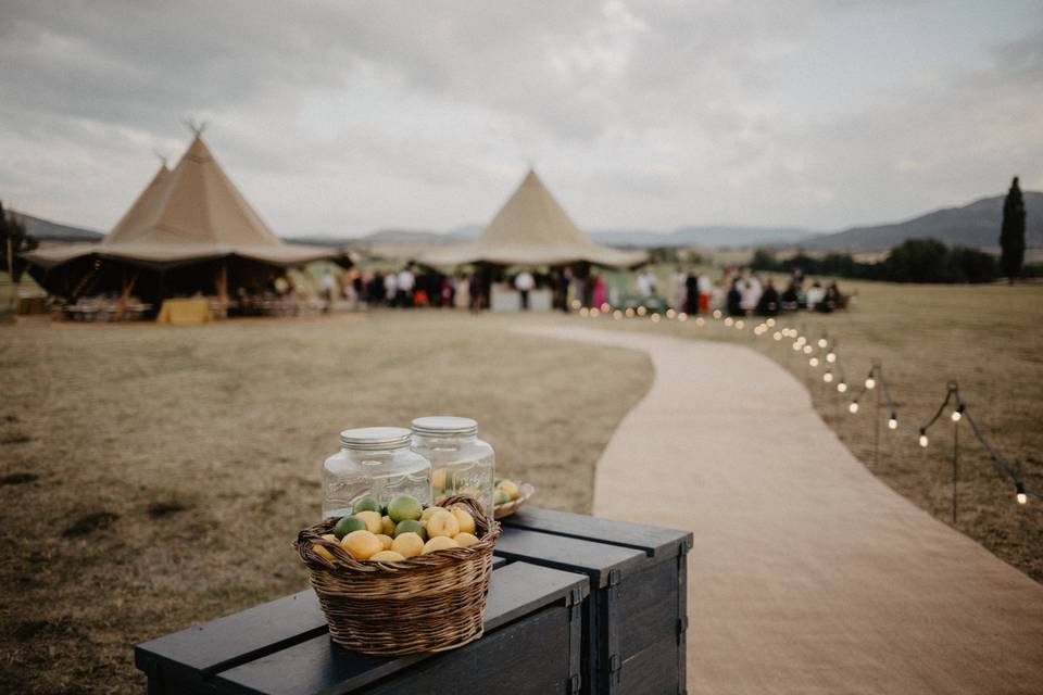 Una boda en el campo