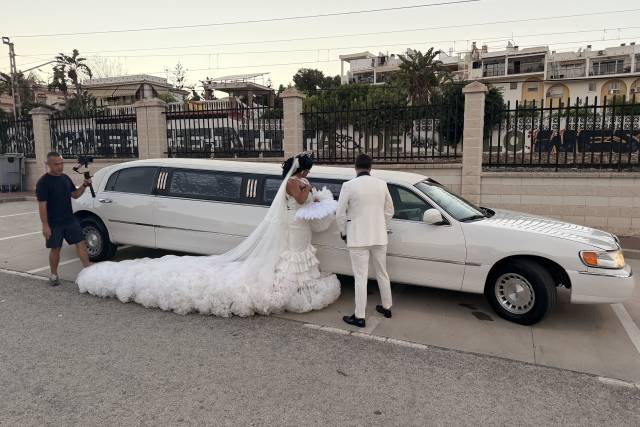 Vestido de novia de 5 metros