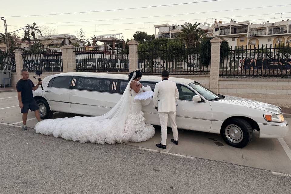 Vestido de novia de 5 metros