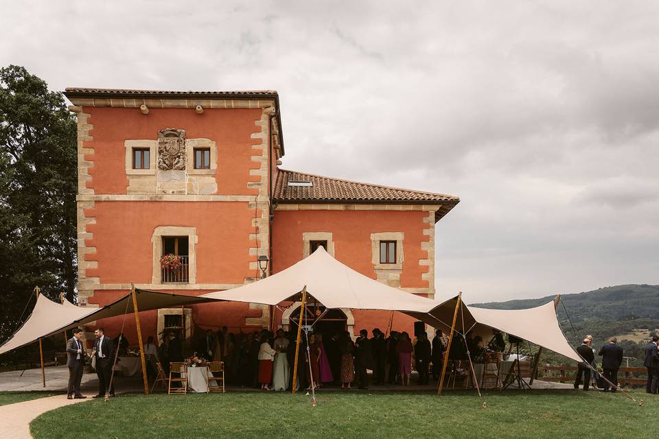 Finca con carpa extra
