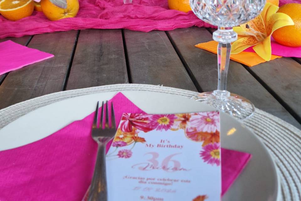 Decoración de mesa