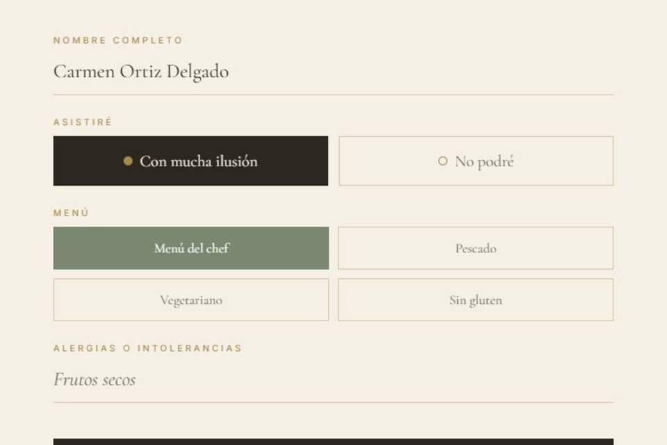 Invitación de boda