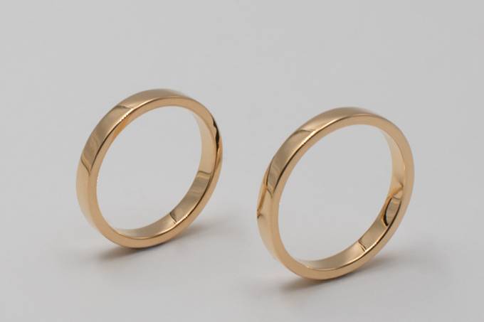 Alianzas de oro 18k
