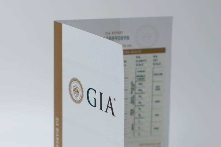 Certificado  GIA diamante