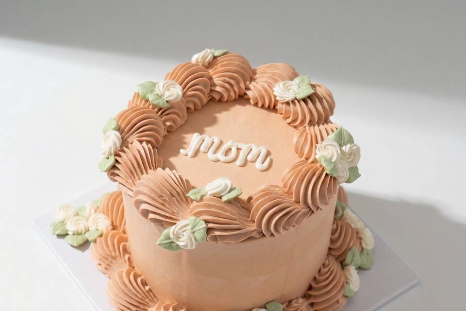 Tarta artesanal decorada
