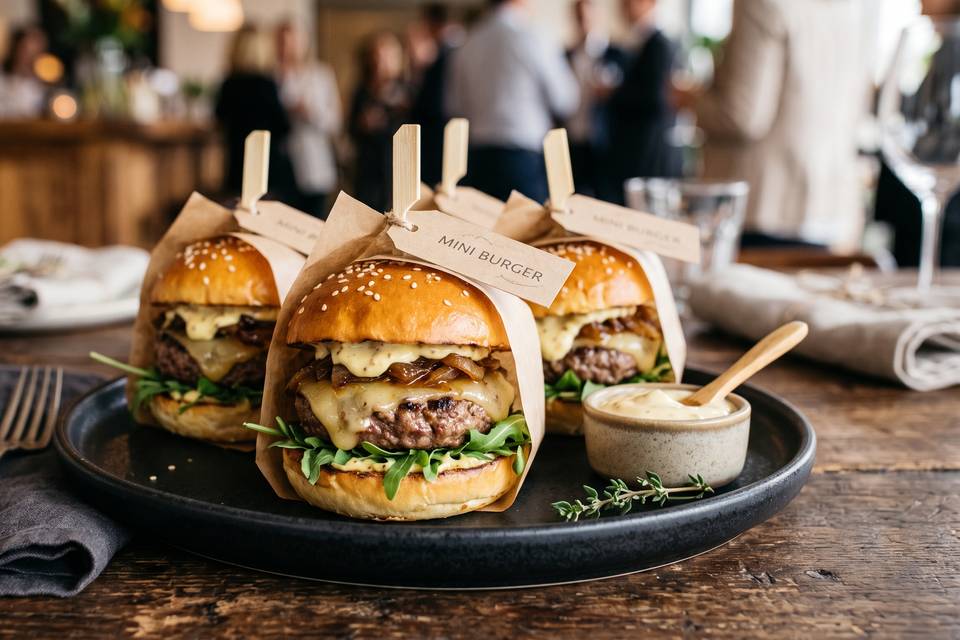 Mini burger clásica