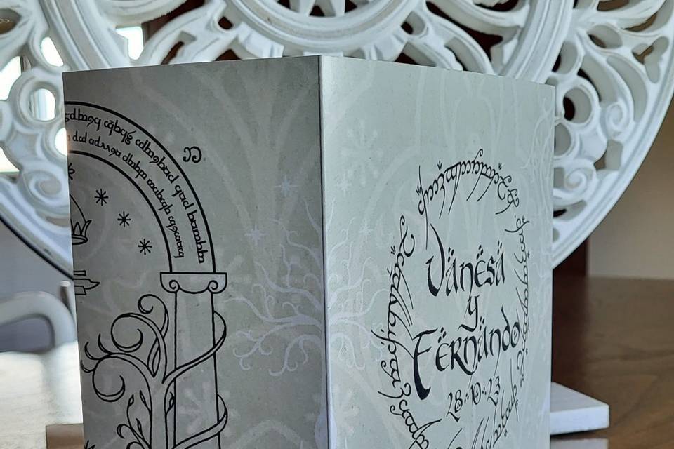 Invitaciones de boda LOR