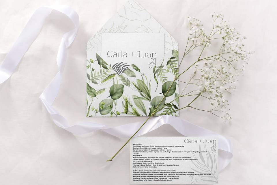 Invitación de boda