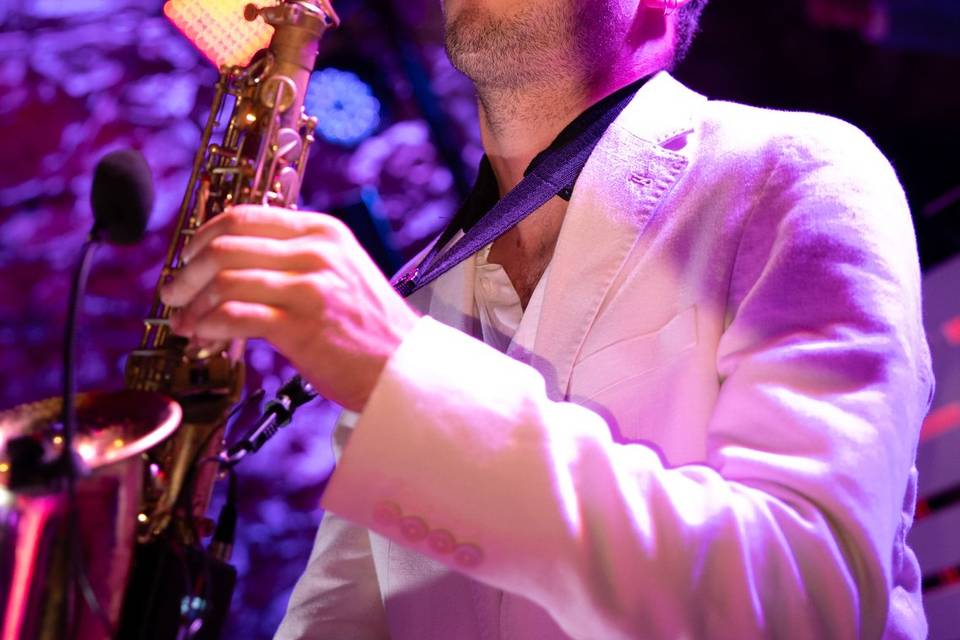 En la fiesta de Eva&Tyler