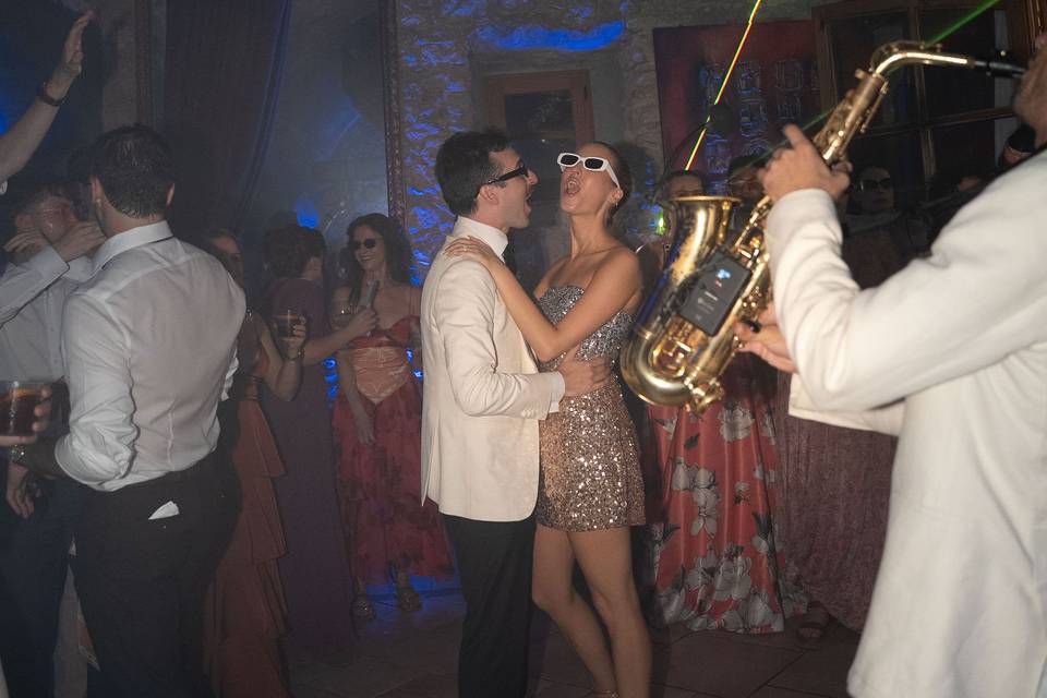 En la fiesta de Eva&Tyler