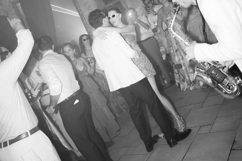 En la fiesta de Eva&Tyler