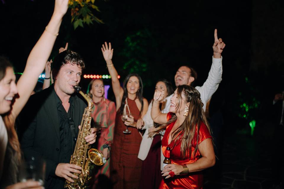 En la fiesta de Laura&Bernat