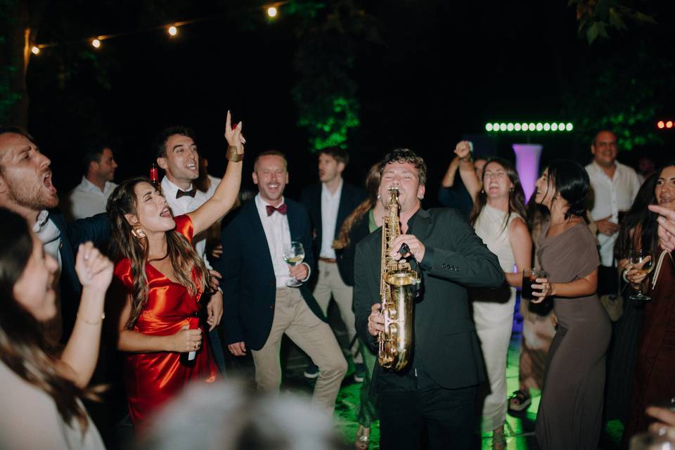 En la fiesta de Laura&Bernat