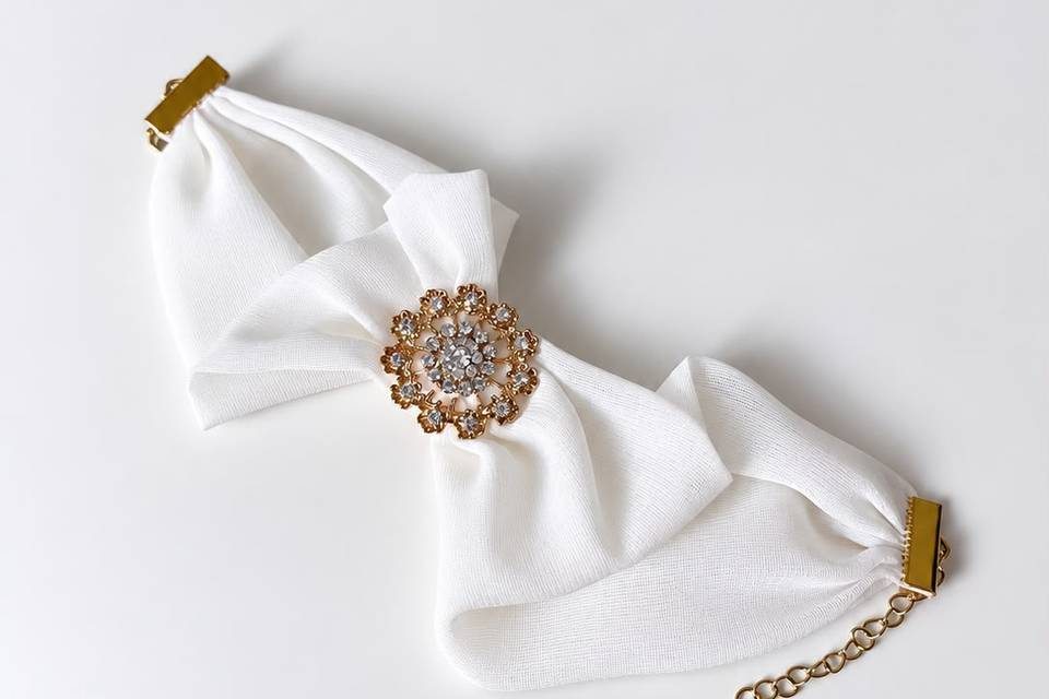 Chocker de gasa Venus.