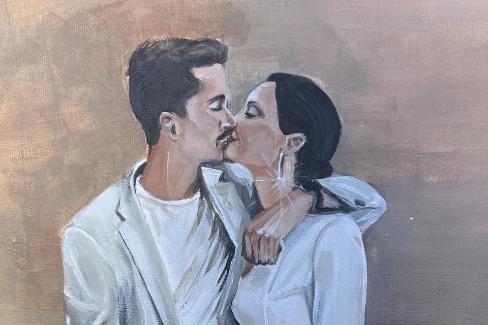 Cuadro Ana Y Marc.
