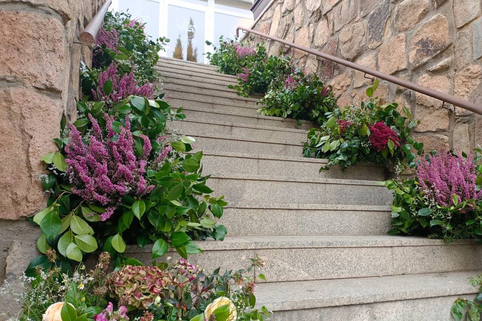 Decoración de escalera