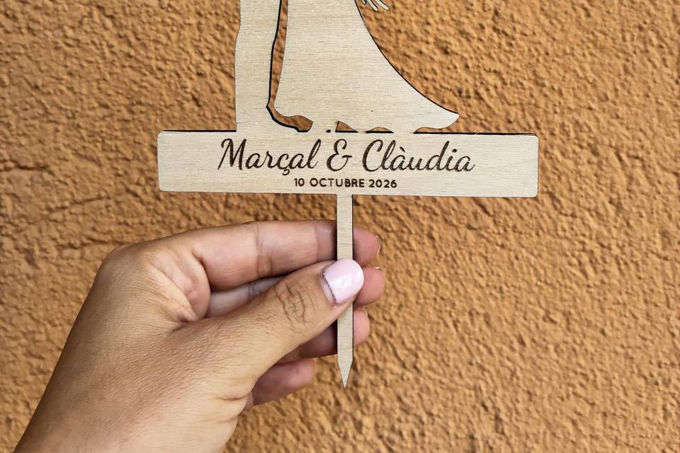 Topper boda personalizado