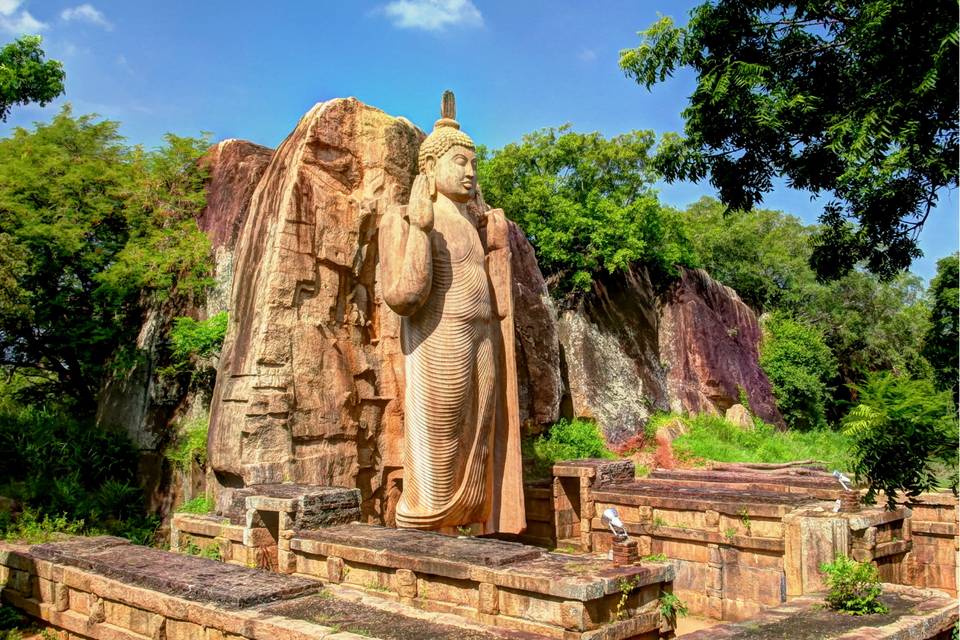 Buda de Aukana , Sri Lanka