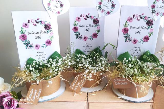 Regalos originales para bodas con flores. Primeras creaciones 2019
