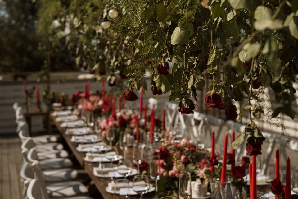 Boda rosas