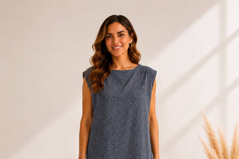Vestido Liria Azul