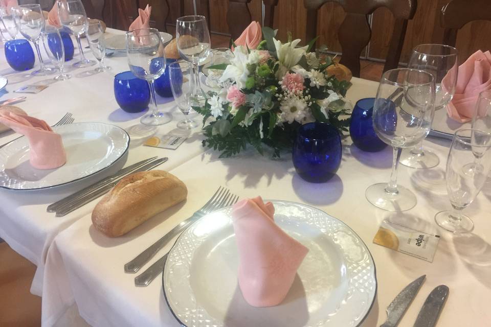 Menús especiales para eventos