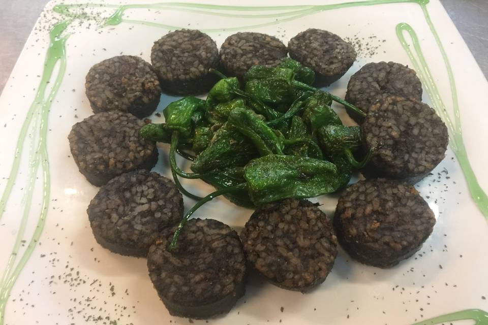 Morcilla de burgos a la parrilla