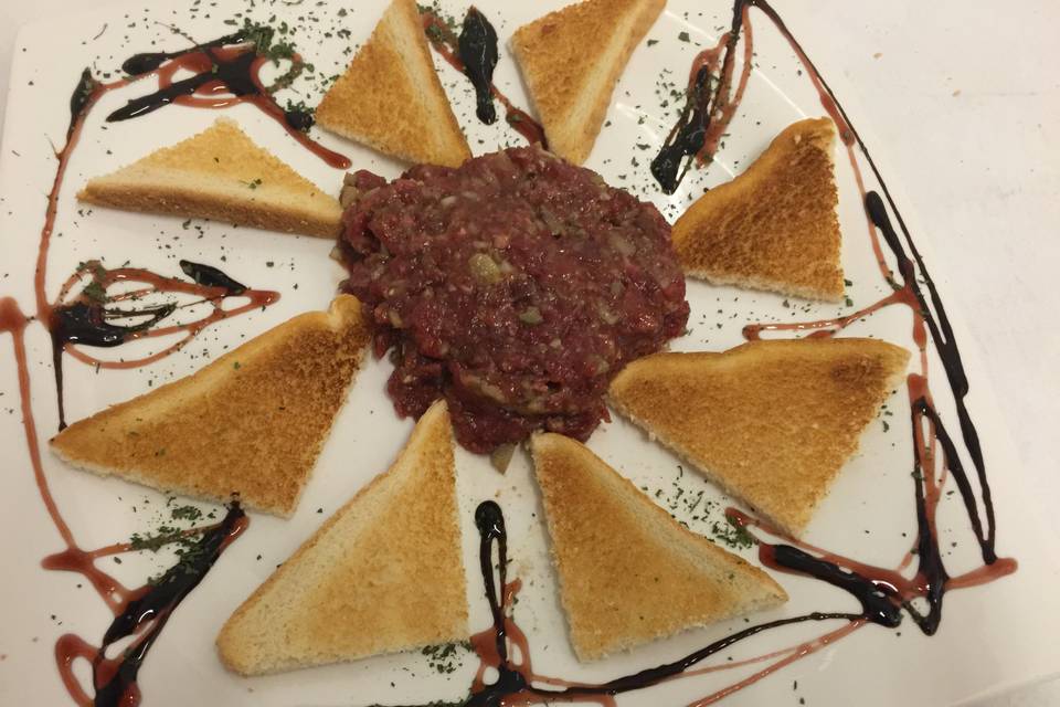 Tartar de solomillo de ternera