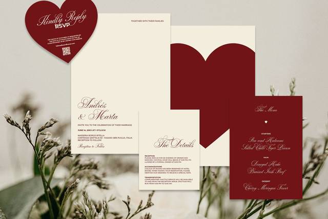Set completo corazón