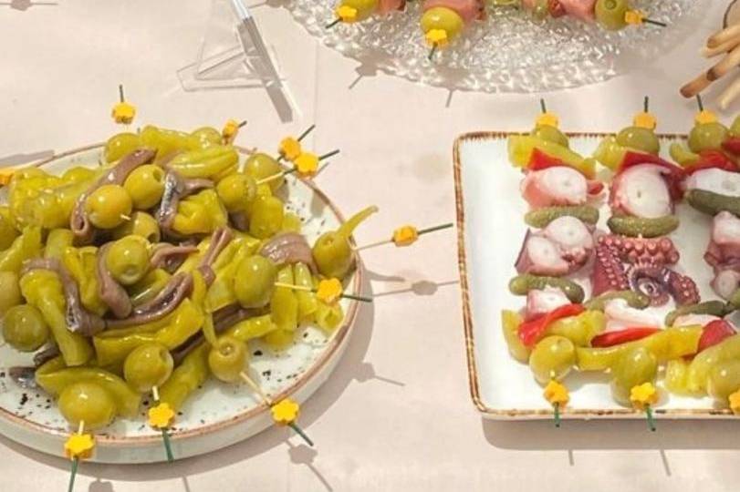 Encurtidos mesa Bodas de Plata