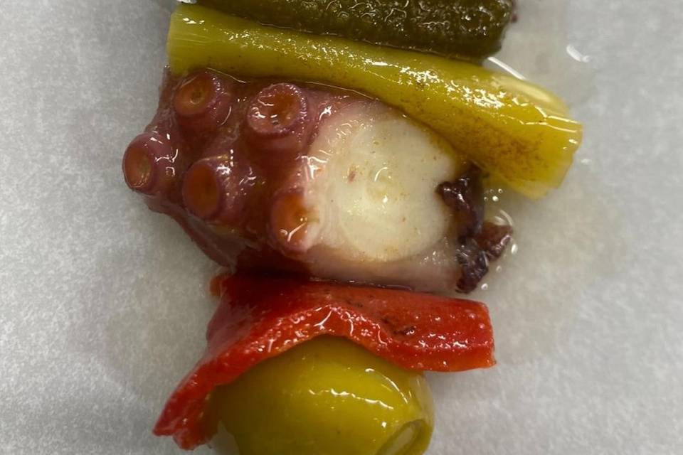 Gilda con pulpo