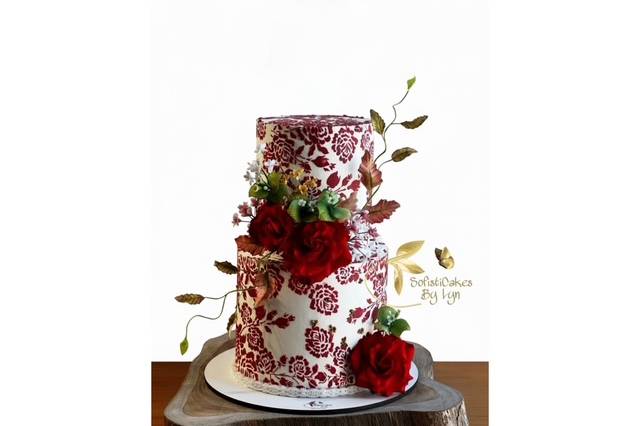 Floral Wedding Cake