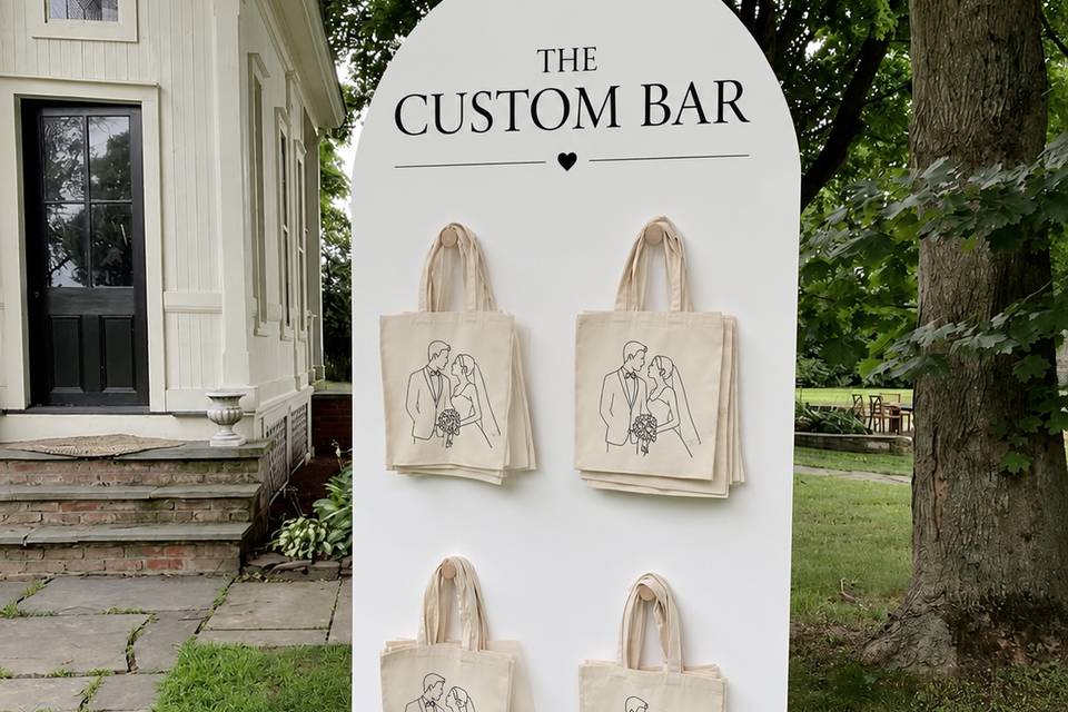 Mueble con Totebag para diseña