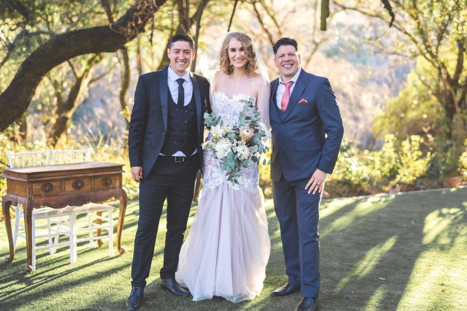 Oficiante de boda en Ingles