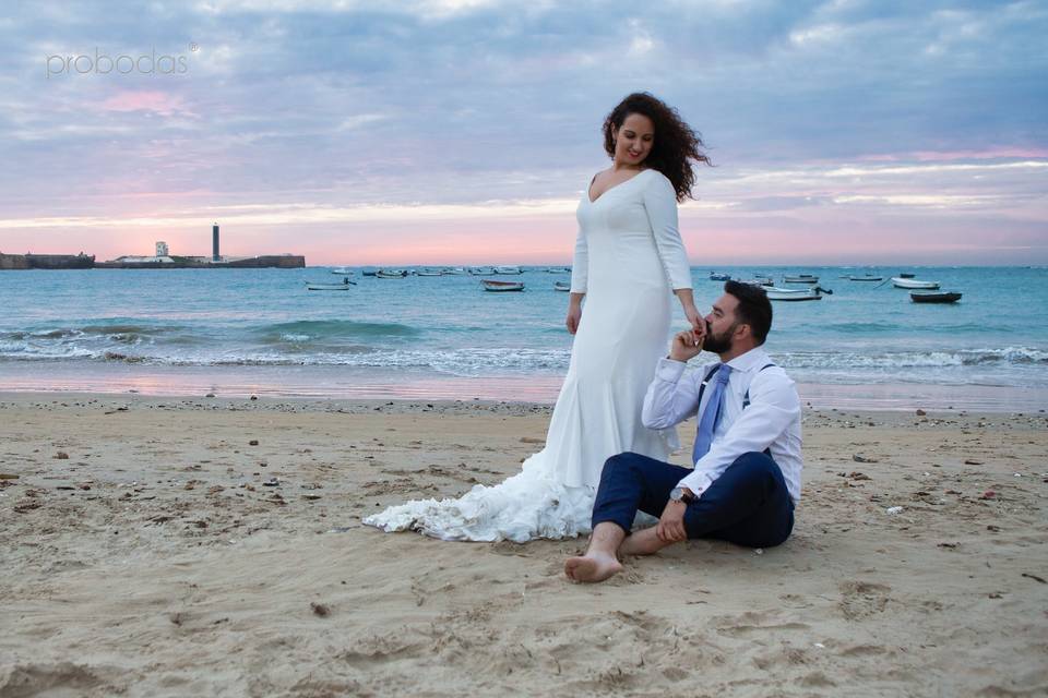 Postboda en Cádiz